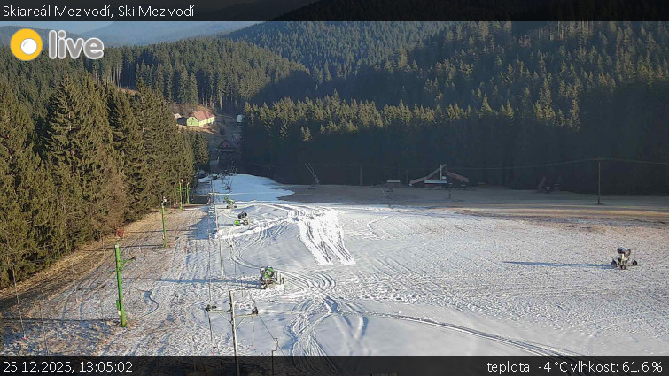 Skiareál Mezivodí - Ski Mezivodí  - 25.12.2025 v 13:05