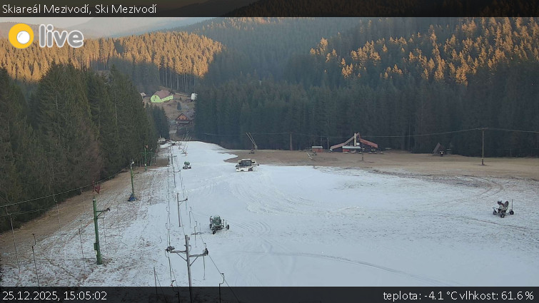 Skiareál Mezivodí - Ski Mezivodí  - 25.12.2025 v 15:05