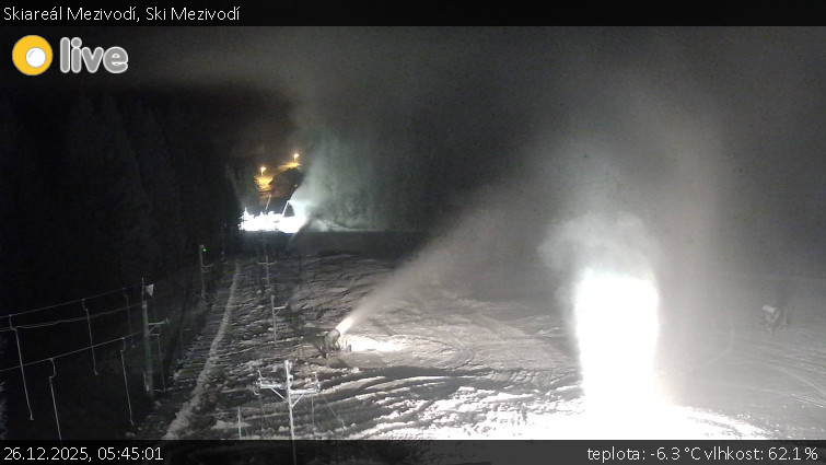 Skiareál Mezivodí - Ski Mezivodí  - 26.12.2025 v 05:45
