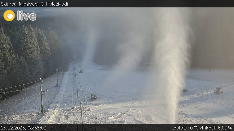 Skiareál Mezivodí - Ski Mezivodí  - 26.12.2025 v 08:55