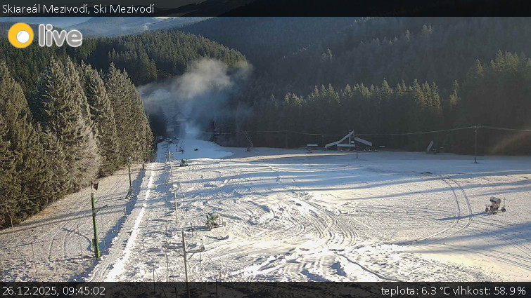 Skiareál Mezivodí - Ski Mezivodí  - 26.12.2025 v 09:45