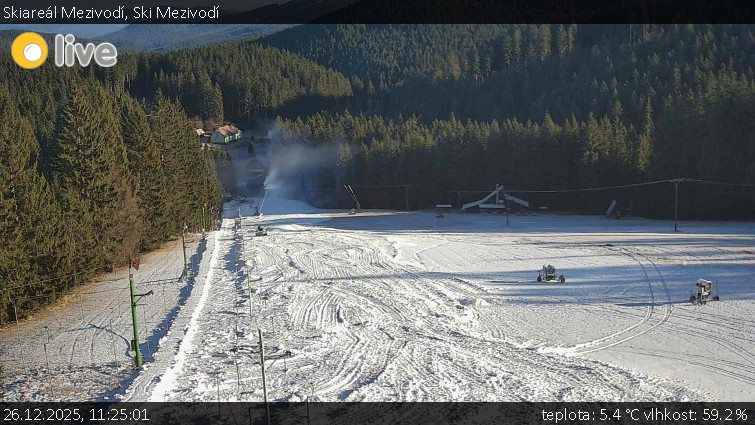 Skiareál Mezivodí - Ski Mezivodí  - 26.12.2025 v 11:25