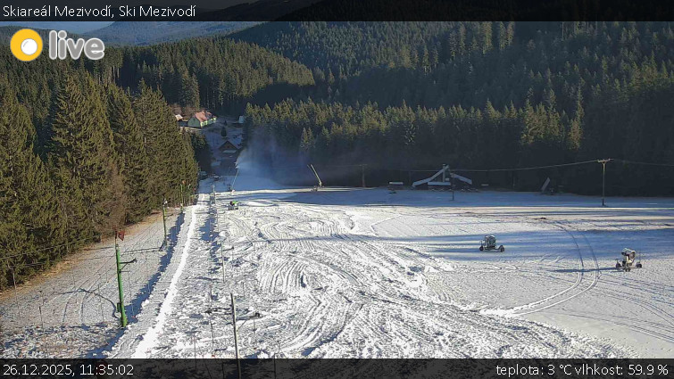Skiareál Mezivodí - Ski Mezivodí  - 26.12.2025 v 11:35