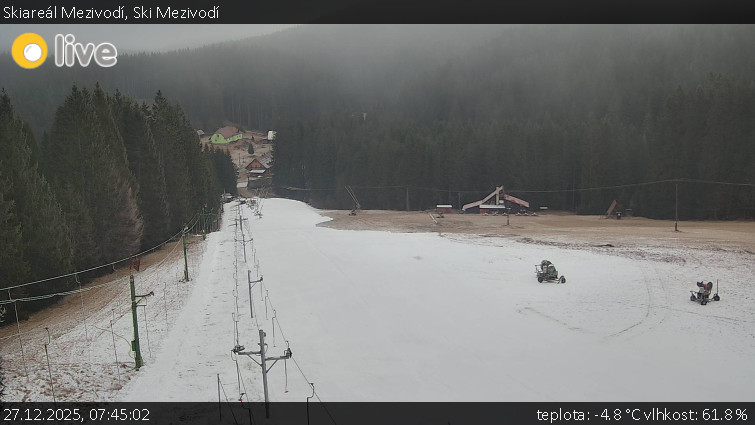 Skiareál Mezivodí - Ski Mezivodí  - 27.12.2025 v 07:45