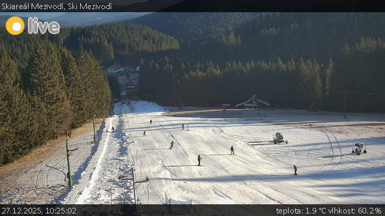 Skiareál Mezivodí - Ski Mezivodí  - 27.12.2025 v 10:25