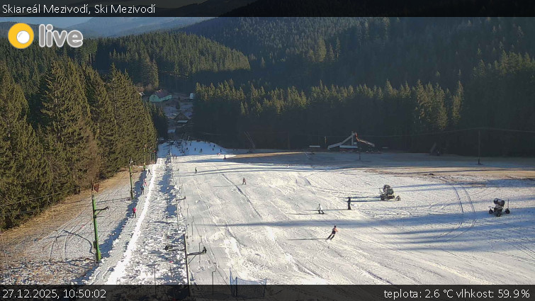 Skiareál Mezivodí - Ski Mezivodí  - 27.12.2025 v 10:50