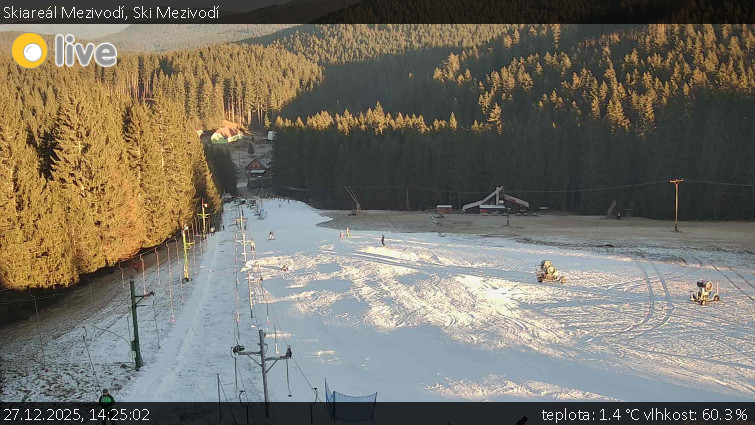 Skiareál Mezivodí - Ski Mezivodí  - 27.12.2025 v 14:25