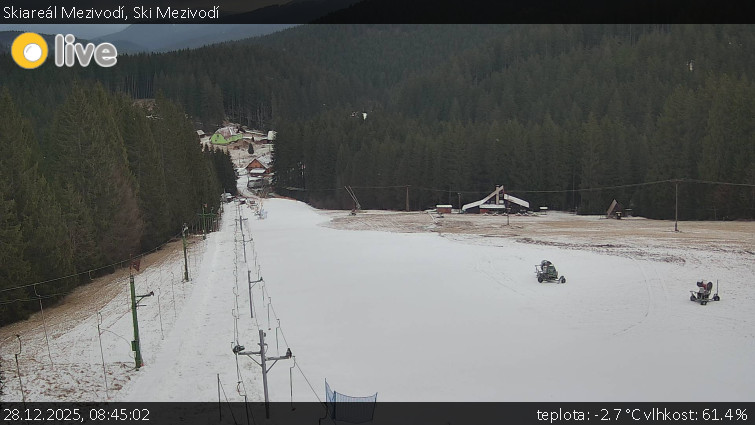 Skiareál Mezivodí - Ski Mezivodí  - 28.12.2025 v 08:45