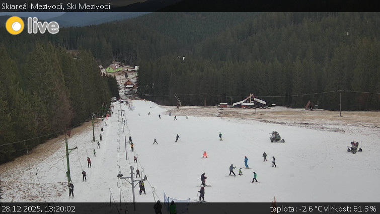 Skiareál Mezivodí - Ski Mezivodí  - 28.12.2025 v 13:20
