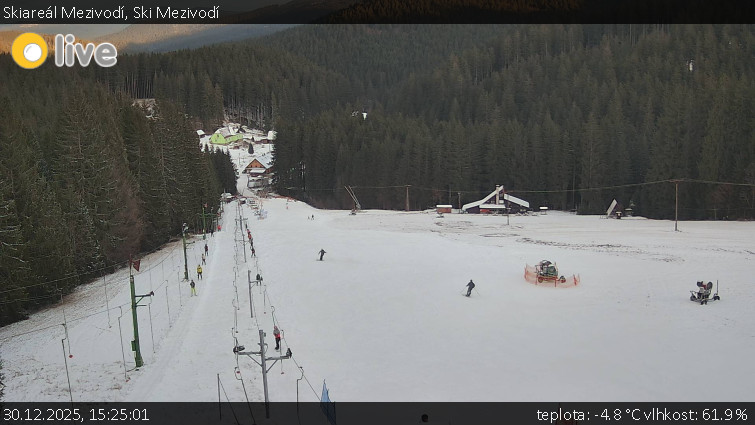 Skiareál Mezivodí - Ski Mezivodí  - 30.12.2025 v 15:25
