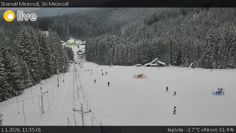 Skiareál Mezivodí - Ski Mezivodí  - 1.1.2026 v 11:55