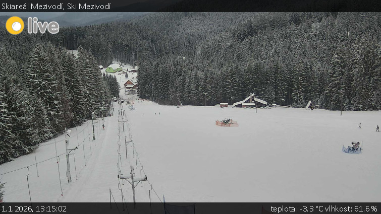 Skiareál Mezivodí - Ski Mezivodí  - 1.1.2026 v 13:15