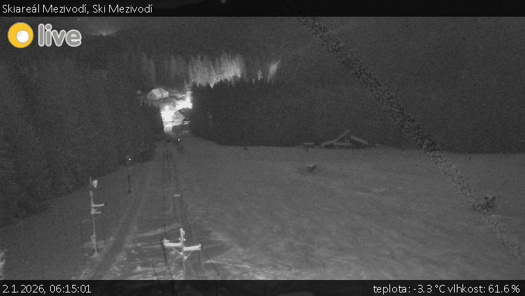 Skiareál Mezivodí - Ski Mezivodí  - 2.1.2026 v 06:15