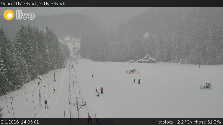 Skiareál Mezivodí - Ski Mezivodí  - 2.1.2026 v 14:35