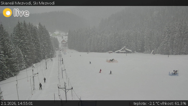 Skiareál Mezivodí - Ski Mezivodí  - 2.1.2026 v 14:55