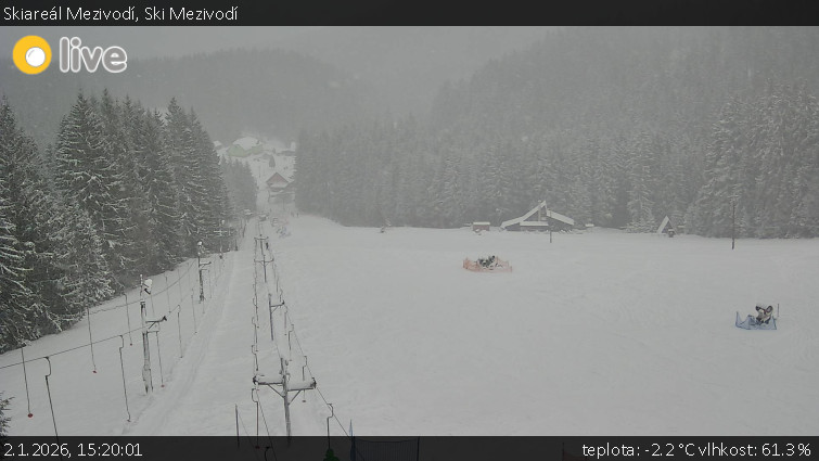 Skiareál Mezivodí - Ski Mezivodí  - 2.1.2026 v 15:20