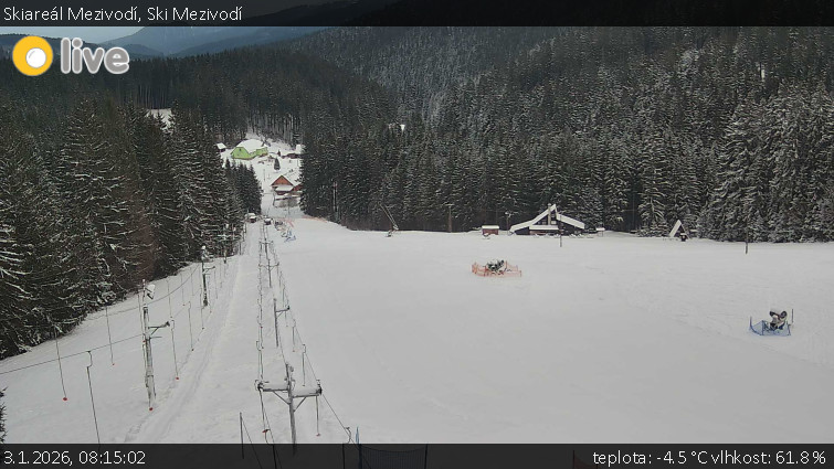 Skiareál Mezivodí - Ski Mezivodí  - 3.1.2026 v 08:15