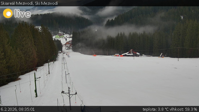 Skiareál Mezivodí - Ski Mezivodí  - 6.2.2026 v 08:35