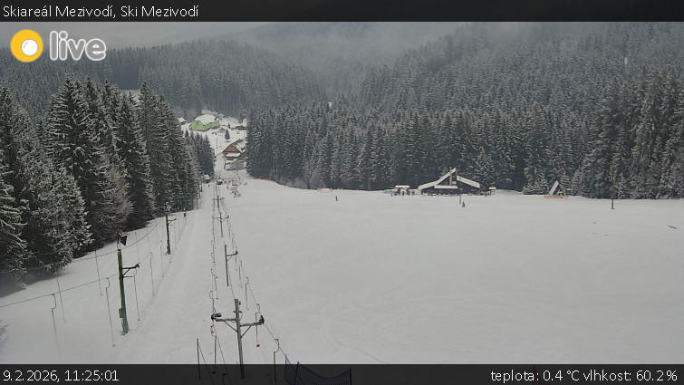 Skiareál Mezivodí - Ski Mezivodí  - 9.2.2026 v 11:25