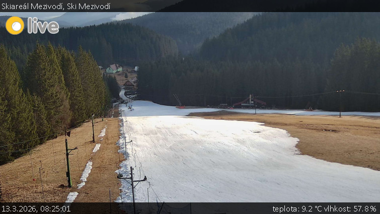 Skiareál Mezivodí - Ski Mezivodí  - 13.3.2026 v 08:25