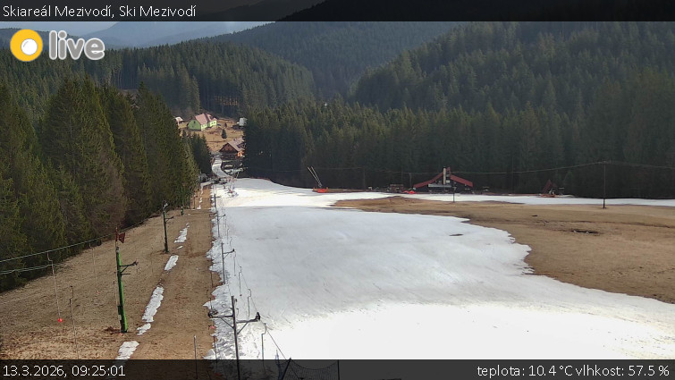 Skiareál Mezivodí - Ski Mezivodí  - 13.3.2026 v 09:25