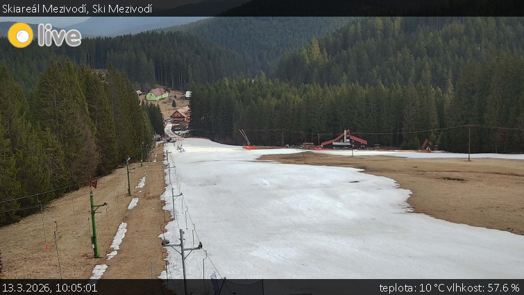 Skiareál Mezivodí - Ski Mezivodí  - 13.3.2026 v 10:05