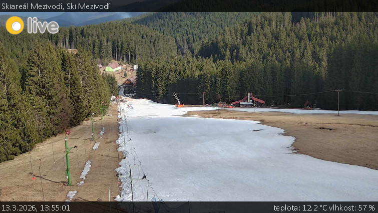 Skiareál Mezivodí - Ski Mezivodí  - 13.3.2026 v 13:55