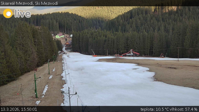 Skiareál Mezivodí - Ski Mezivodí  - 13.3.2026 v 15:50