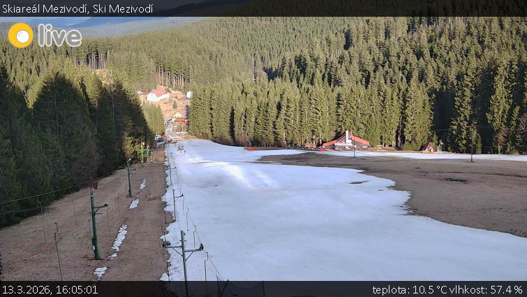 Skiareál Mezivodí - Ski Mezivodí  - 13.3.2026 v 16:05