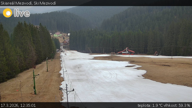 Skiareál Mezivodí - Ski Mezivodí  - 17.3.2026 v 12:35