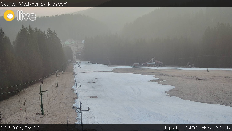 Skiareál Mezivodí - Ski Mezivodí  - 20.3.2026 v 06:10