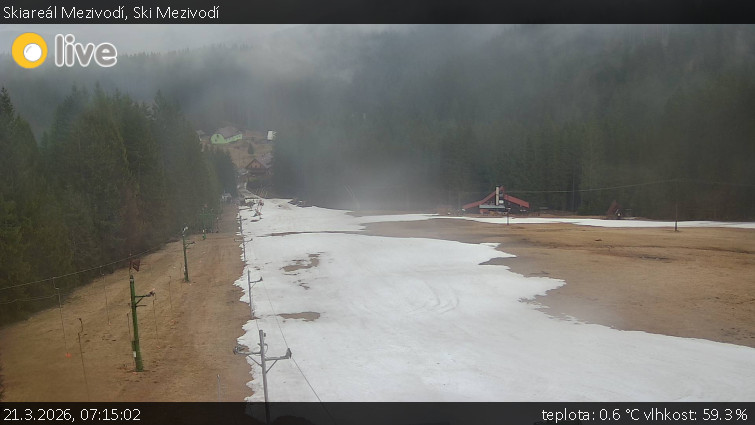 Skiareál Mezivodí - Ski Mezivodí  - 21.3.2026 v 07:15