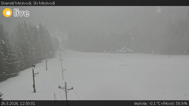 Skiareál Mezivodí - Ski Mezivodí  - 26.3.2026 v 12:50