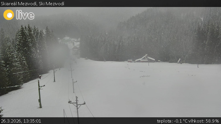 Skiareál Mezivodí - Ski Mezivodí  - 26.3.2026 v 13:35