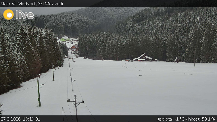 Skiareál Mezivodí - Ski Mezivodí  - 27.3.2026 v 18:10