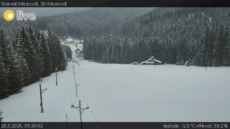 Skiareál Mezivodí - Ski Mezivodí  - 28.3.2026 v 05:30