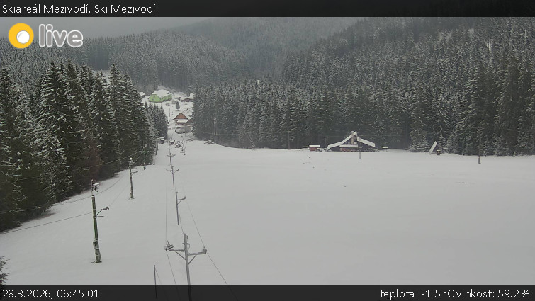 Skiareál Mezivodí - Ski Mezivodí  - 28.3.2026 v 06:45