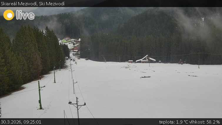 Skiareál Mezivodí - Ski Mezivodí  - 30.3.2026 v 09:25