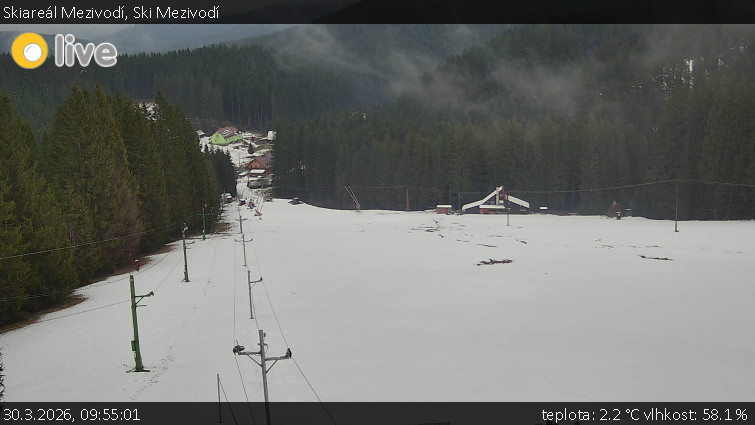 Skiareál Mezivodí - Ski Mezivodí  - 30.3.2026 v 09:55