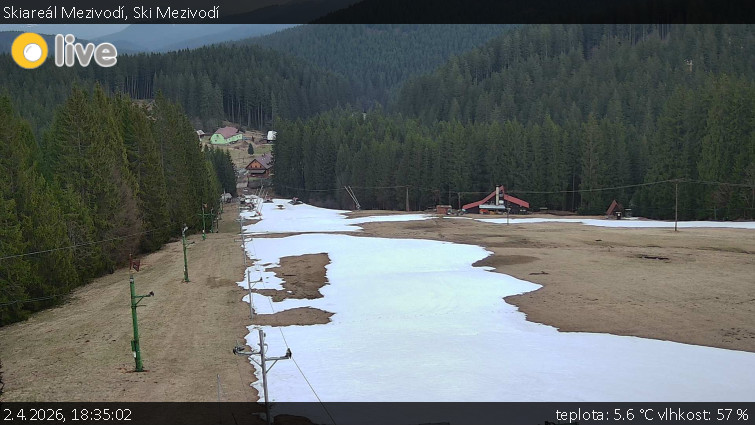 Skiareál Mezivodí - Ski Mezivodí  - 2.4.2026 v 18:35