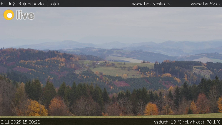 Bludný - Rajnochovice Troják - Bludný - Rajnochovice Troják - 2.11.2025 v 15:30 Bludný - Rajnochovice Troják - Bludný - Rajnochovice Troják - 2.11.2025 v 15:30