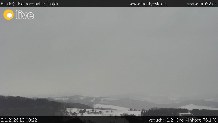 Bludný - Rajnochovice Troják - Bludný - Rajnochovice Troják  - 2.1.2026 v 13:00