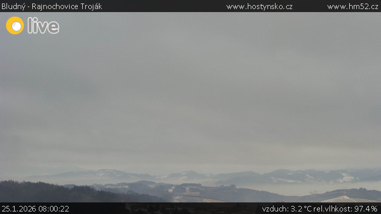 Bludný - Rajnochovice Troják - Bludný - Rajnochovice Troják  - 25.1.2026 v 08:00
