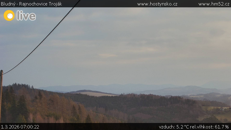 Bludný - Rajnochovice Troják - Bludný - Rajnochovice Troják  - 1.3.2026 v 07:00