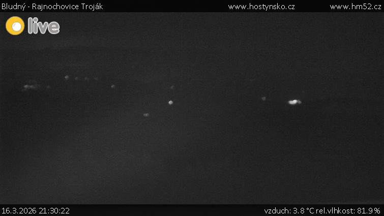 Bludný - Rajnochovice Troják - Bludný - Rajnochovice Troják  - 16.3.2026 v 21:30
