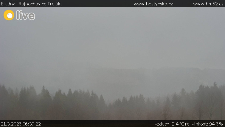 Bludný - Rajnochovice Troják - Bludný - Rajnochovice Troják  - 21.3.2026 v 06:30