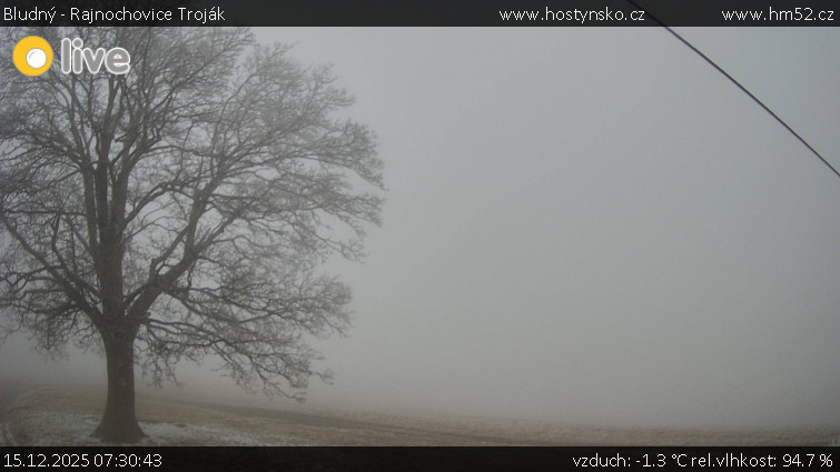 Bludný - Rajnochovice Troják - Bludný - Rajnochovice Troják  - 15.12.2025 v 07:30