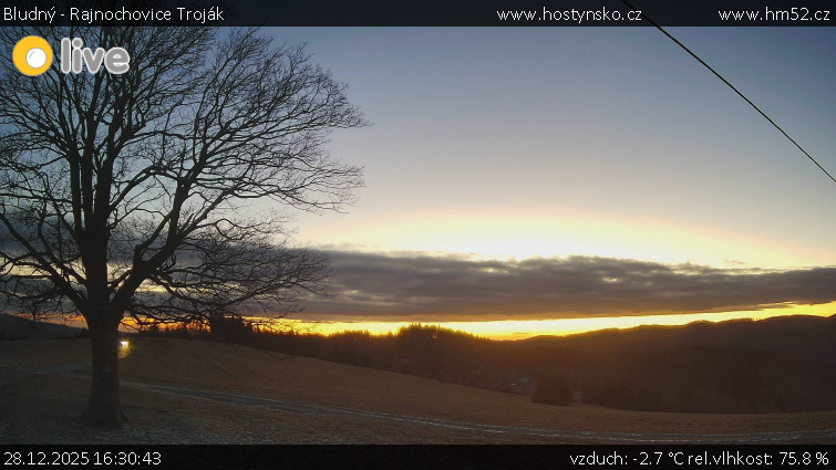 Bludný - Rajnochovice Troják - Bludný - Rajnochovice Troják  - 28.12.2025 v 16:30