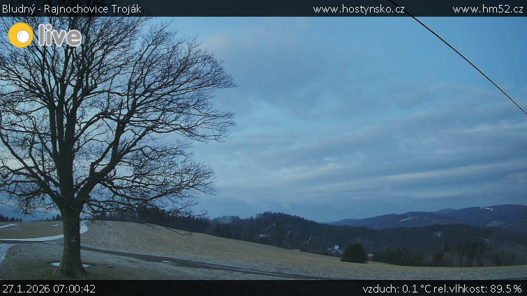 Bludný - Rajnochovice Troják - Bludný - Rajnochovice Troják  - 27.1.2026 v 07:00