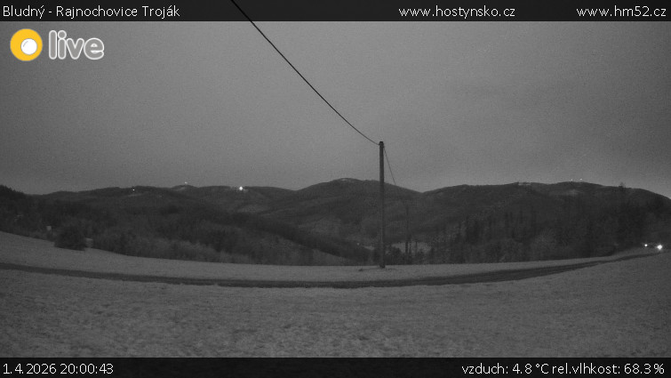 Bludný - Rajnochovice Troják - Bludný - Rajnochovice Troják  - 1.4.2026 v 20:00